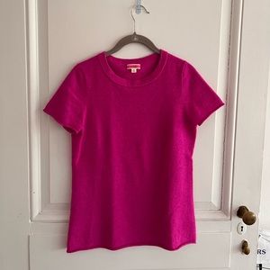 JCrew 100% cashmere short sleeve sweater
